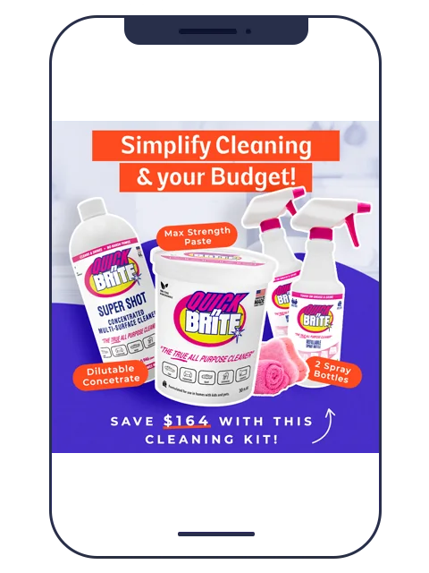 Cleaning product promo ad